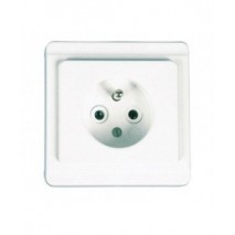 zásuvka Tesla 1 - násobná ŠT 4FN 150.37.2116 hnedá